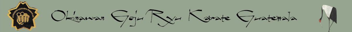 Okinawan Goju Ryu Karate Do Guatemala